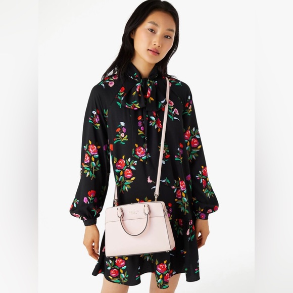 Kate Spade Madison Small Satchel Crossbody In Conch Pink - Picture 11 of 11